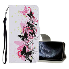 Colored Drawing Pattern Horizontal Flip Leather Case with Holder & Card Slots & Wallet, For iPhone 11 Pro