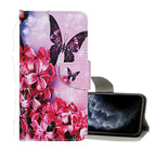 For iPhone 11 Pro / Red Flower Butterfly