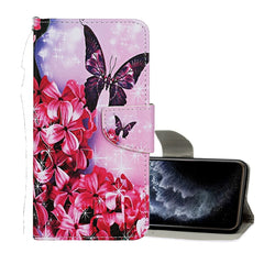 Colored Drawing Pattern Horizontal Flip Leather Case with Holder & Card Slots & Wallet, For iPhone 11 Pro