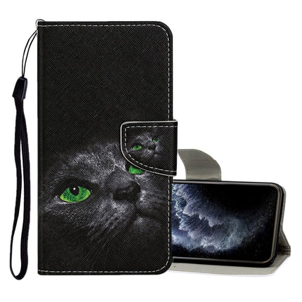 Colored Drawing Pattern Horizontal Flip Leather Case with Holder & Card Slots & Wallet, For iPhone 11, For iPhone 11 Pro
