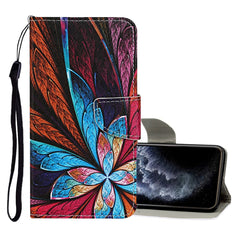 Colored Drawing Pattern Horizontal Flip Leather Case with Holder & Card Slots & Wallet, For iPhone 11 Pro