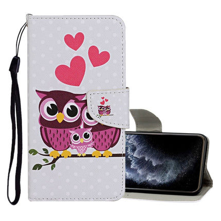 Colored Drawing Pattern Horizontal Flip Leather Case with Holder & Card Slots & Wallet, For iPhone 11, For iPhone 11 Pro