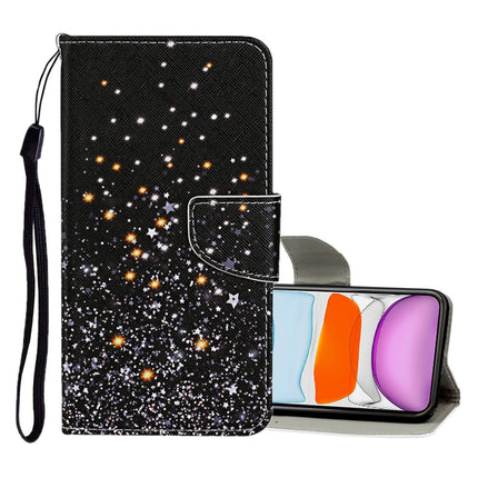 Colored Drawing Pattern Horizontal Flip Leather Case with Holder & Card Slots & Wallet, For iPhone 11, For iPhone 11 Pro