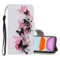 Colored Drawing Pattern Horizontal Flip Leather Case with Holder & Card Slots & Wallet, For iPhone 11