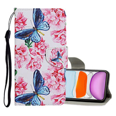 Colored Drawing Pattern Horizontal Flip Leather Case with Holder & Card Slots & Wallet, For iPhone 11