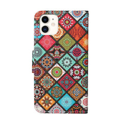 Colored Drawing Pattern Horizontal Flip Leather Case with Holder & Card Slots & Wallet, For iPhone 11