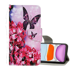 Colored Drawing Pattern Horizontal Flip Leather Case with Holder & Card Slots & Wallet, For iPhone 11