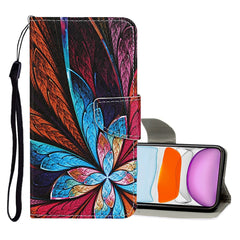 Colored Drawing Pattern Horizontal Flip Leather Case with Holder & Card Slots & Wallet, For iPhone 11