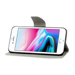 Estuche de cuero con tapa horizontal con patrón de dibujo de colores, con soporte, ranuras para tarjetas y billetera, para iPhone 6 Plus/6s Plus