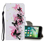 For iPhone 8 Plus / 7 Plus / Vier Schmetterlinge
