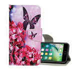 For iPhone 8 Plus / 7 Plus / Roter Blumenschmetterling