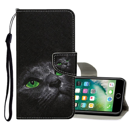 Colored Drawing Pattern Horizontal Flip Leather Case with Holder & Card Slots & Wallet, For iPhone 8 / 7, For iPhone 8 Plus / 7 Plus