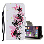 For iPhone 6 Plus / 6s Plus / Vier Schmetterlinge