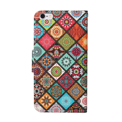 Colored Drawing Pattern Horizontal Flip Leather Case with Holder & Card Slots & Wallet, For iPhone 6 / 6s, For iPhone 6 Plus / 6s Plus