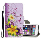 For iPhone 6 / 6s / Yellow Flower Butterfly
