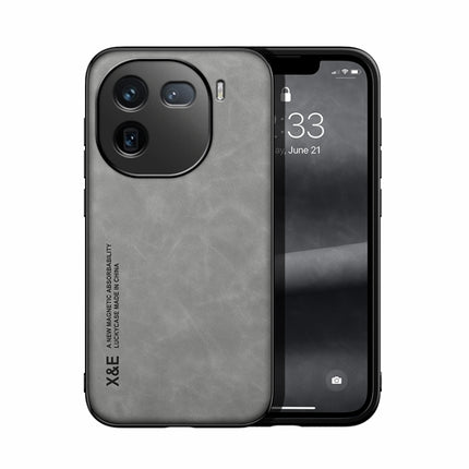 Skin Feel Magnetic Leather Back Phone Case, For vivo X100 Pro, For vivo X100, For vivo iQOO 12, For vivo V29e, For vivo V29e Global, For vivo Y35 4G / Y35+