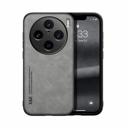 Skin Feel Magnetic Leather Back Phone Case, For vivo X100 Pro, For vivo X100, For vivo iQOO 12, For vivo V29e, For vivo V29e Global, For vivo Y35 4G / Y35+