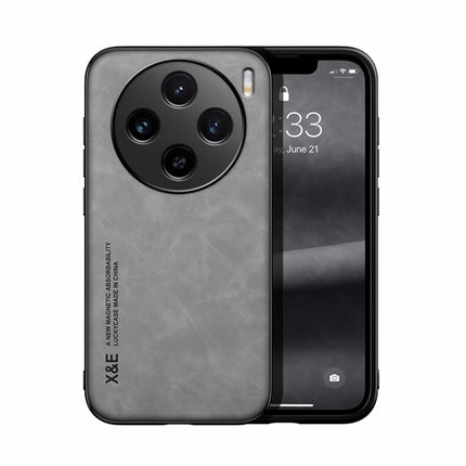 Skin Feel Magnetic Leather Back Phone Case, For vivo X100 Pro, For vivo X100, For vivo iQOO 12, For vivo V29e, For vivo V29e Global, For vivo Y35 4G / Y35+