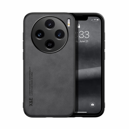 Skin Feel Magnetic Leather Back Phone Case, For vivo X100 Pro, For vivo X100, For vivo iQOO 12, For vivo V29e, For vivo V29e Global, For vivo Y35 4G / Y35+