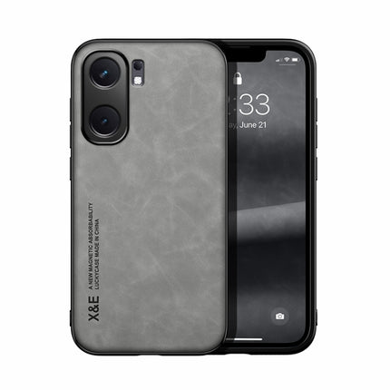 Skin Feel Magnetic Leather Back Phone Case, For vivo X100s, For vivo X100 Ultra, For vivo iQOO Z9x, For vivo iQOO Z9, For vivo Y100 5G IDN, For vivo iQOO Neo9