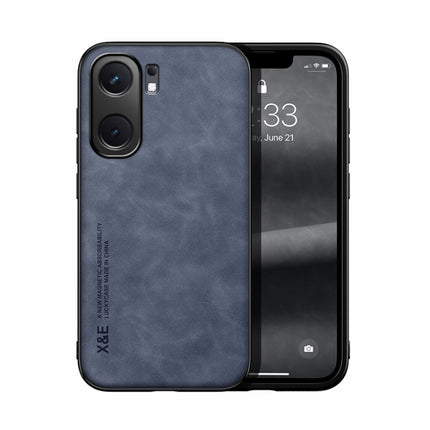 Skin Feel Magnetic Leather Back Phone Case, For vivo X100s, For vivo X100 Ultra, For vivo iQOO Z9x, For vivo iQOO Z9, For vivo Y100 5G IDN, For vivo iQOO Neo9