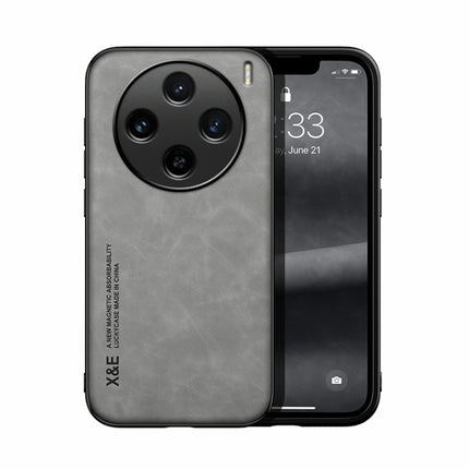 Skin Feel Magnetic Leather Back Phone Case, For vivo X100s, For vivo X100 Ultra, For vivo iQOO Z9x, For vivo iQOO Z9, For vivo Y100 5G IDN, For vivo iQOO Neo9