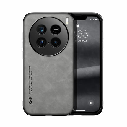 Skin Feel Magnetic Leather Back Phone Case, For vivo X100s, For vivo X100 Ultra, For vivo iQOO Z9x, For vivo iQOO Z9, For vivo Y100 5G IDN, For vivo iQOO Neo9