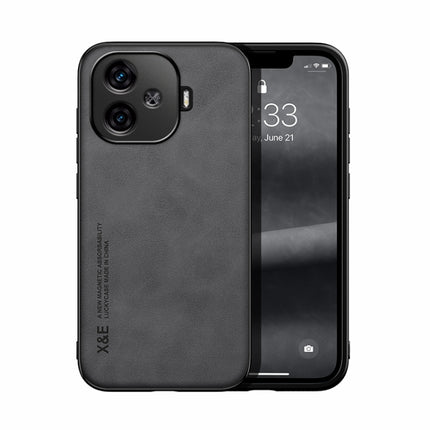 Skin Feel Magnetic Leather Back Phone Case, For vivo X100s, For vivo X100 Ultra, For vivo iQOO Z9x, For vivo iQOO Z9, For vivo Y100 5G IDN, For vivo iQOO Neo9