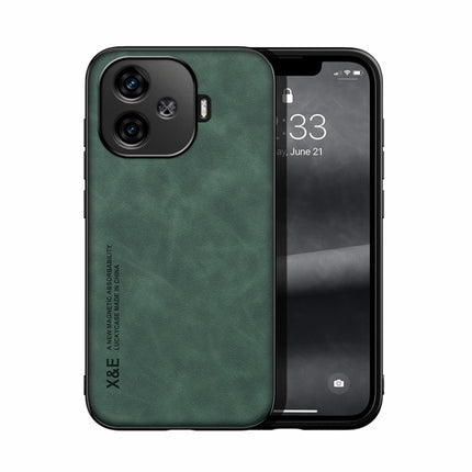 Skin Feel Magnetic Leather Back Phone Case, For vivo X100s, For vivo X100 Ultra, For vivo iQOO Z9x, For vivo iQOO Z9, For vivo Y100 5G IDN, For vivo iQOO Neo9
