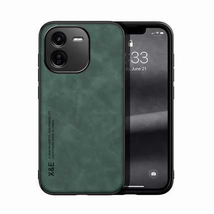 Skin Feel Magnetic Leather Back Phone Case, For vivo X100s, For vivo X100 Ultra, For vivo iQOO Z9x, For vivo iQOO Z9, For vivo Y100 5G IDN, For vivo iQOO Neo9