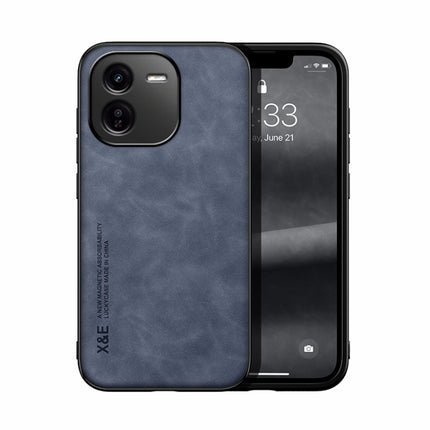 Skin Feel Magnetic Leather Back Phone Case, For vivo X100s, For vivo X100 Ultra, For vivo iQOO Z9x, For vivo iQOO Z9, For vivo Y100 5G IDN, For vivo iQOO Neo9