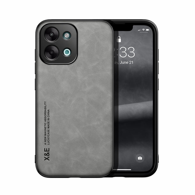 Skin Feel Magnetic Leather Back Phone Case, For vivo X200 Pro, For vivo Y300 Pro, For vivo V40 Lite, For vivo S19 Pro, For vivo S19, For vivo Y28 4G