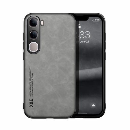 Skin Feel Magnetic Leather Back Phone Case, For vivo X200 Pro, For vivo Y300 Pro, For vivo V40 Lite, For vivo S19 Pro, For vivo S19, For vivo Y28 4G