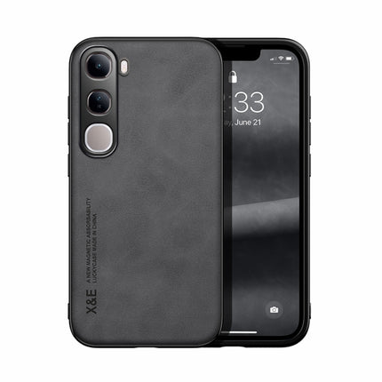 Skin Feel Magnetic Leather Back Phone Case, For vivo X200 Pro, For vivo Y300 Pro, For vivo V40 Lite, For vivo S19 Pro, For vivo S19, For vivo Y28 4G