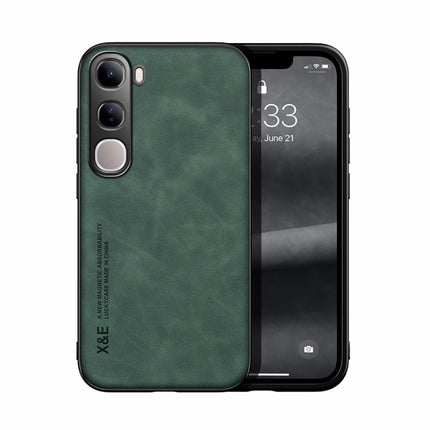 Skin Feel Magnetic Leather Back Phone Case, For vivo X200 Pro, For vivo Y300 Pro, For vivo V40 Lite, For vivo S19 Pro, For vivo S19, For vivo Y28 4G