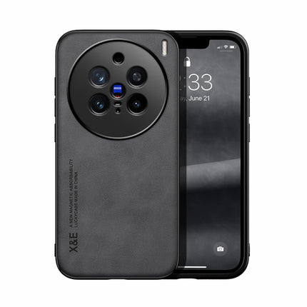 Skin Feel Magnetic Leather Back Phone Case, For vivo X200 Pro, For vivo Y300 Pro, For vivo V40 Lite, For vivo S19 Pro, For vivo S19, For vivo Y28 4G
