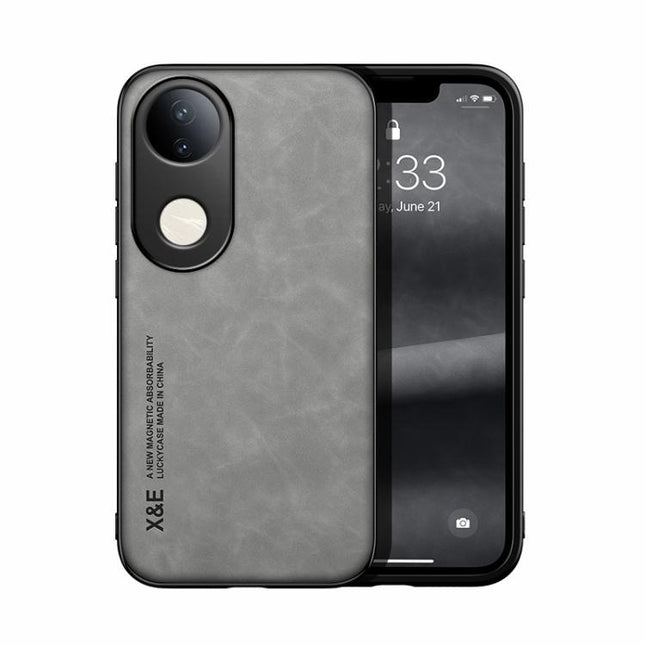 Skin Feel Magnetic Leather Back Phone Case, For vivo S20, For vivo S20 Pro, For vivo iQOO 13, For vivo Y19s, For vivo X200, For vivo X200 Pro mini
