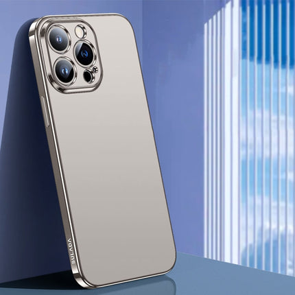 SULADA Electroplating Frosted TPU Phone Case, For iPhone 15 Pro Max, For iPhone 15 Pro, For iPhone 15 Plus