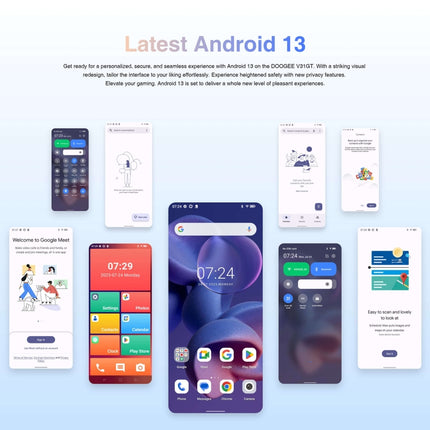 DOOGEE V31GT,  Thermal Imaging Camera, Side Fingerprint, 10800mAh Battery, 6.58 inch Android 13 Dimensity 1080 Octa Core, Network: 5G, OTG, NFC, Support Google Pay, 12GB+256GB