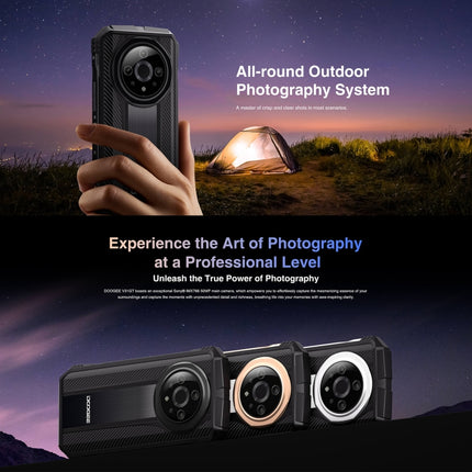 DOOGEE V31GT,  Thermal Imaging Camera, Side Fingerprint, 10800mAh Battery, 6.58 inch Android 13 Dimensity 1080 Octa Core, Network: 5G, OTG, NFC, Support Google Pay, 12GB+256GB