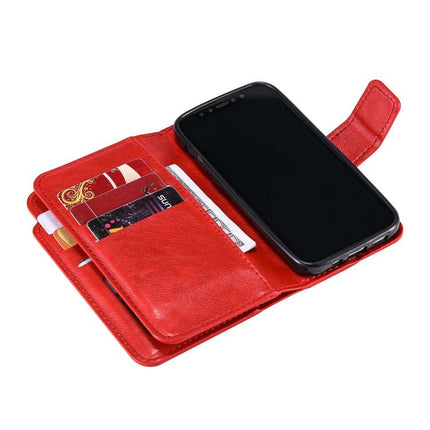 Tri-Fold 9-Card Wallets Leather Phone Case, For iPhone 17 Pro, For iPhone 17, For iPhone Air