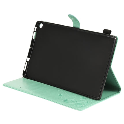 Cat Bee Embossing Pattern Shockproof Table PC Protective Horizontal Flip Leather Case with Card Slots & Wallet & Pen Slot & Sleep / Wake-up Function, For Amazon Kindle Fire HD 10 (2015) / (2017), For Amazon Kindle Paperwhite 4 (2018) / 3 / 2 / 1