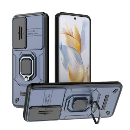 Sliding Camshield TPU + PC Shockproof Phone Case with Holder, For Honor 90 Lite 5G, For Honor 90 5G, For Honor X40 5G