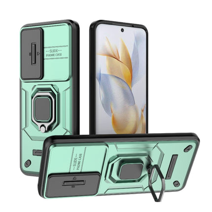 Sliding Camshield TPU + PC Shockproof Phone Case with Holder, For Honor 90 Lite 5G, For Honor 90 5G, For Honor X40 5G
