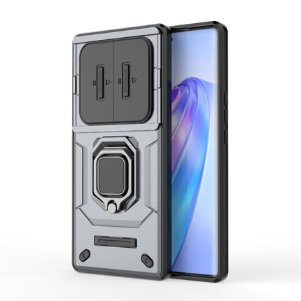 Sliding Camshield TPU + PC Shockproof Phone Case with Holder, For Honor 90 Lite 5G, For Honor 90 5G, For Honor X40 5G