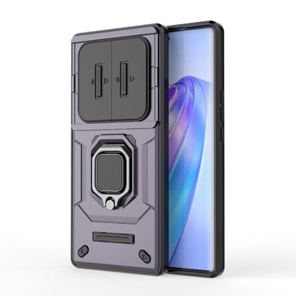 Sliding Camshield TPU + PC Shockproof Phone Case with Holder, For Honor 90 Lite 5G, For Honor 90 5G, For Honor X40 5G