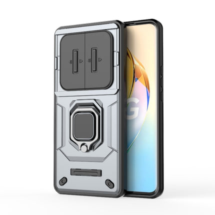 Sliding Camshield TPU + PC Shockproof Phone Case with Holder, For Honor X60 Pro 5G, For Honor X60 5G, For Honor 200 Lite Global, For Honor X50 5G
