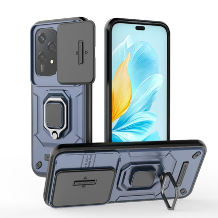 Sliding Camshield TPU + PC Shockproof Phone Case with Holder, For Honor X60 Pro 5G, For Honor X60 5G, For Honor 200 Lite Global, For Honor X50 5G