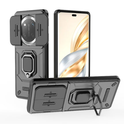 Sliding Camshield TPU + PC Shockproof Phone Case with Holder, For Honor X60 Pro 5G, For Honor X60 5G, For Honor 200 Lite Global, For Honor X50 5G
