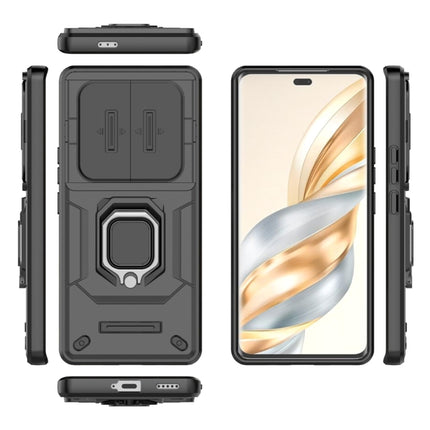 Sliding Camshield TPU + PC Shockproof Phone Case with Holder, For Honor X60 Pro 5G, For Honor X60 5G, For Honor 200 Lite Global, For Honor X50 5G